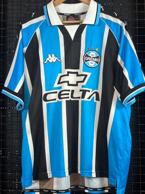 Camisa Grêmio Kappa 2000 Astrada tricolor