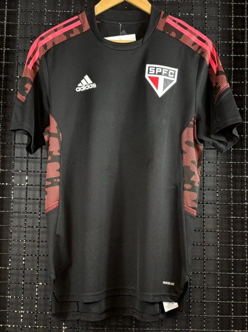 Camisa São Paulo Adidas 2023 treino preta