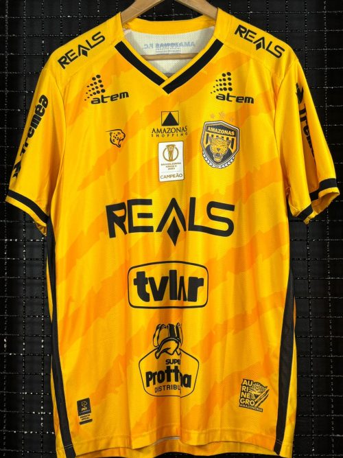 Camisa Amazonas Onça 2024 amarela