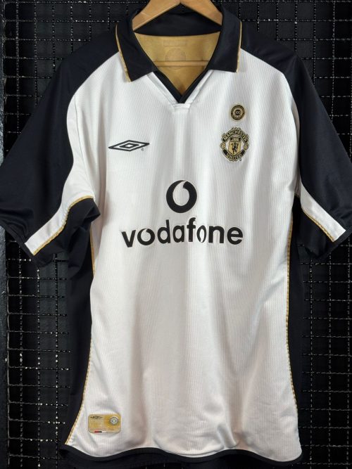 Camisa Manchester United Umbro 2001 centenário dupla face