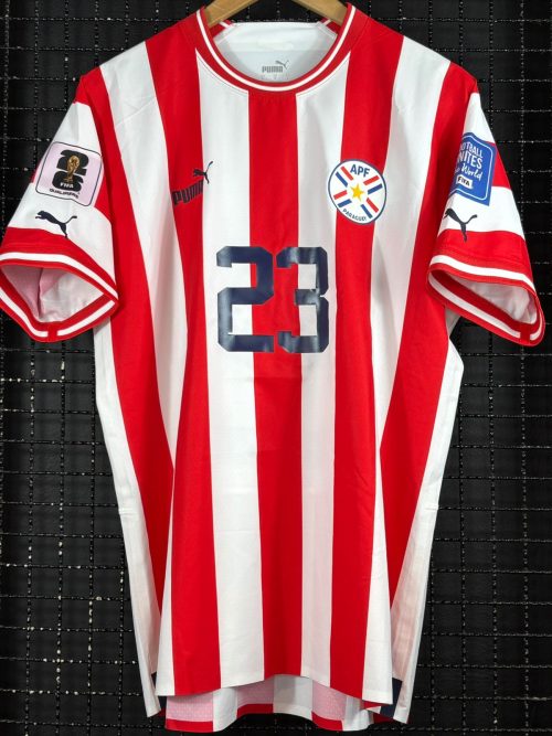 Camisa Paraguai Puma 2026 Qualificatórias Copa do Mundo Villasanti