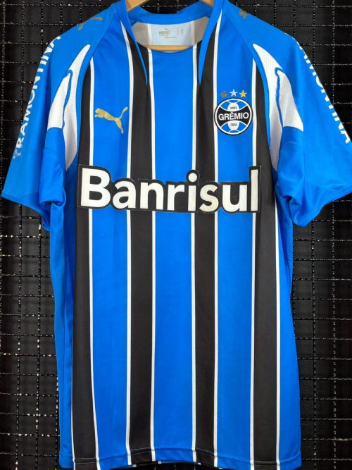 Camisa Grêmio Puma 2007 Schiavi tricolor