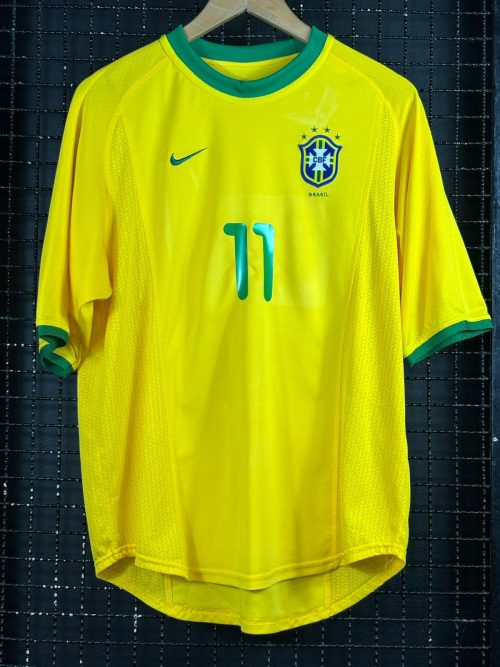 Camisa Brasil Nike 2000 Romário amarela