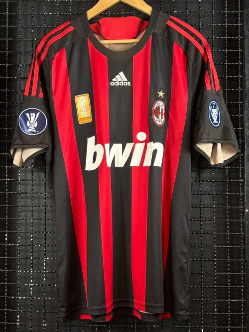 Camisa Milan Adidas 2008 Ronaldinho Gaúcho Champions League