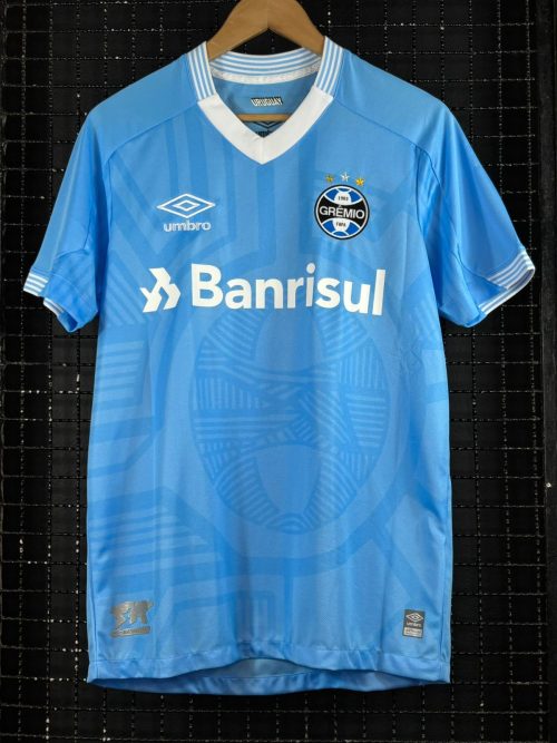 Camisa Grêmio Umbro 2023 Luís Suarez Celeste