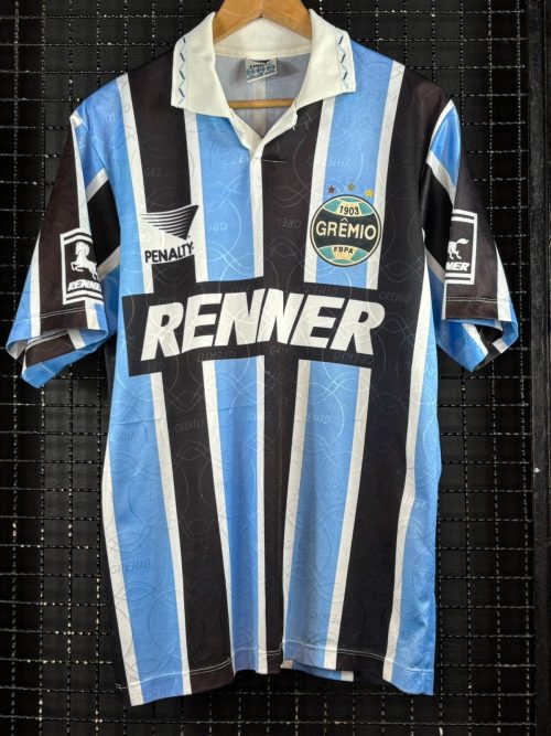 Camisa Grêmio Penalty 1995 Paulo Nunes tricolor