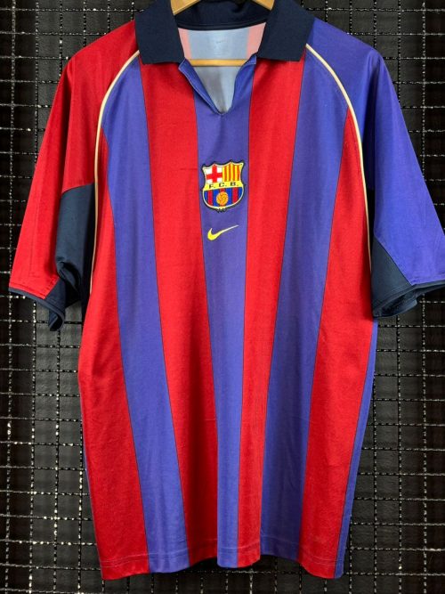 Camisa Barcelona Nike 2001 Xavi