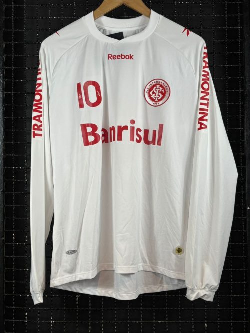 Camisa Internacional Reebok 2009 Dalessandro mangas longas centenário