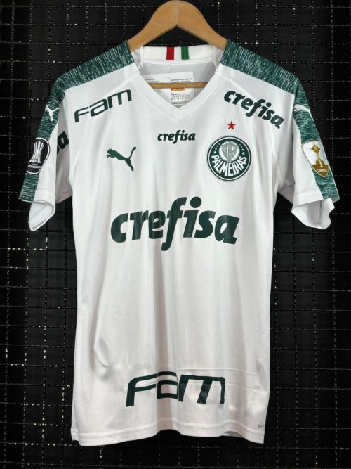 Camisa Palmeiras Puma 2019 Libertadores da América Felipe Pires branca