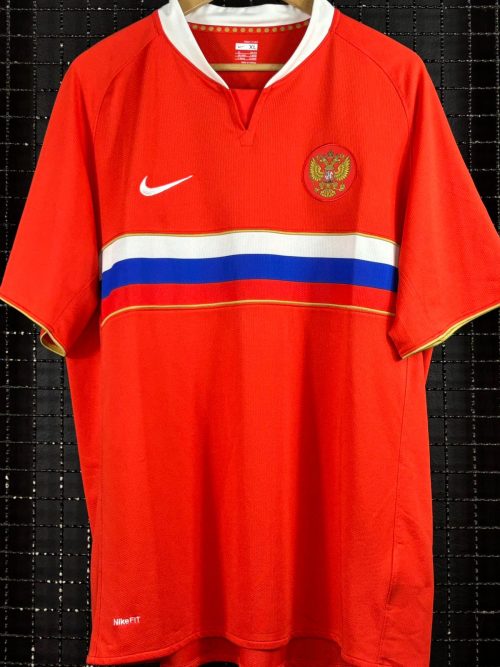 Camisa Rússia Nike 2008 vermelha