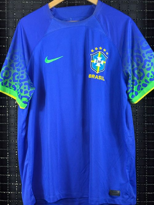 Camisa Brasil Nike 2022 Vinicius Junior azul
