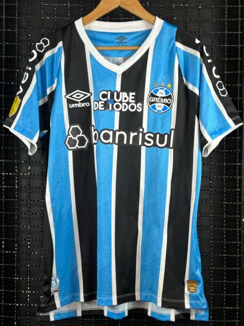 Camisa Grêmio Umbro 2024 Monsalve tricolor Gauchão 2025