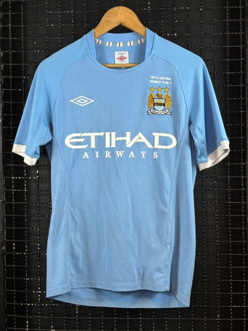 Camisa Manchester City Umbro 2011 Final FA Cup De Jong