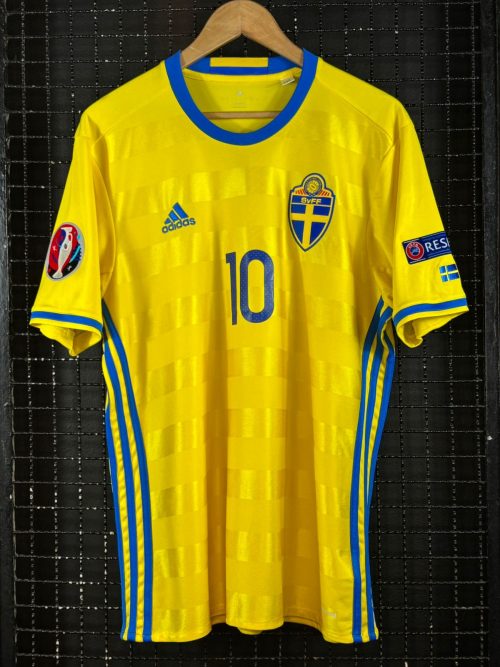 Camisa Suécia Adidas 2016 Ibrahimovic Eurocopa