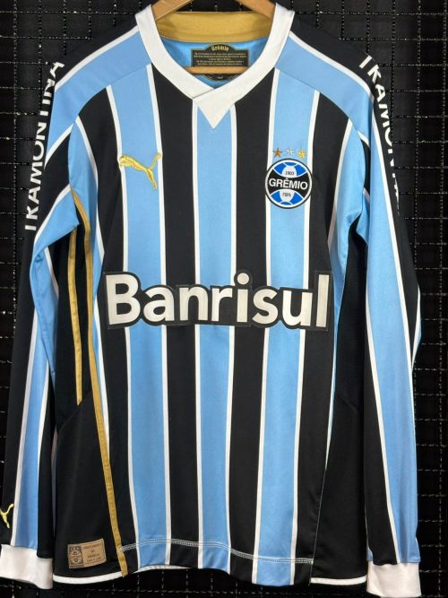 Camisa Grêmio Puma 2009 Libertadores da América Tcheco mangas longas
