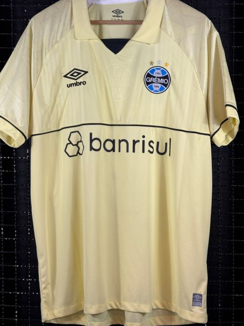 Camisa Grêmio Umbro 2023 goleiro amarela