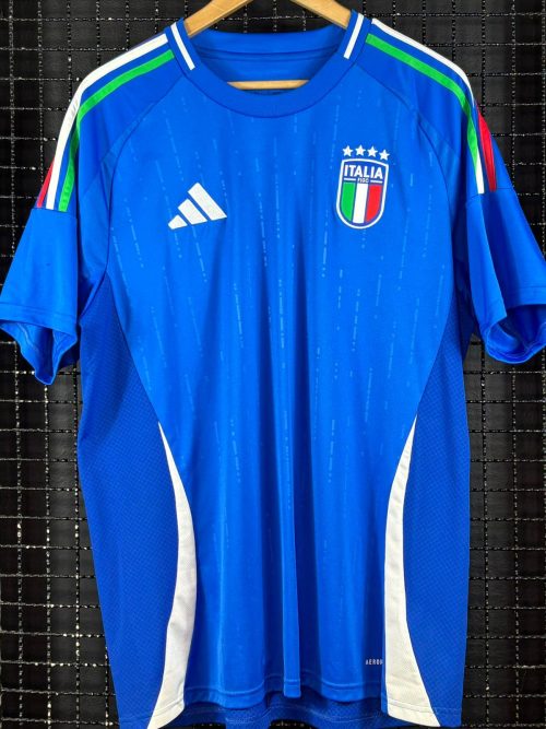Camisa Itália Adidas 2024 azul