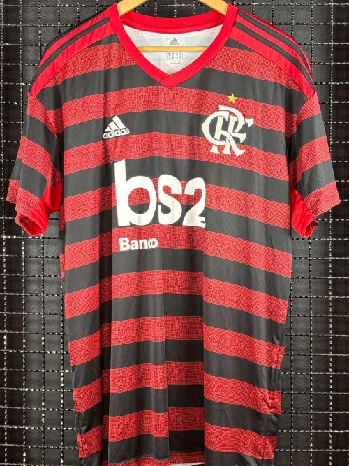 Camisa Flamengo Adidas 2019 rubro-negra