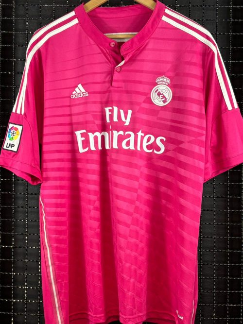 Camisa Real Madrid Adidas 2014 Cristiano Ronaldo rosa