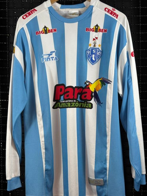 Camisa Paysandu Finta 2003 mangas longas