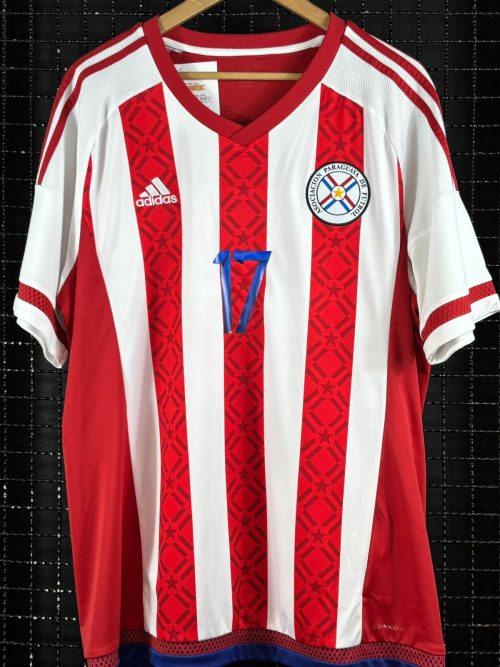 Camisa Paraguai Adidas 2015 Angel Romero