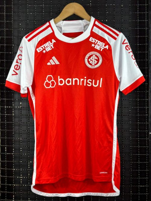 Camisa Internacional Adidas 2024 vermelha