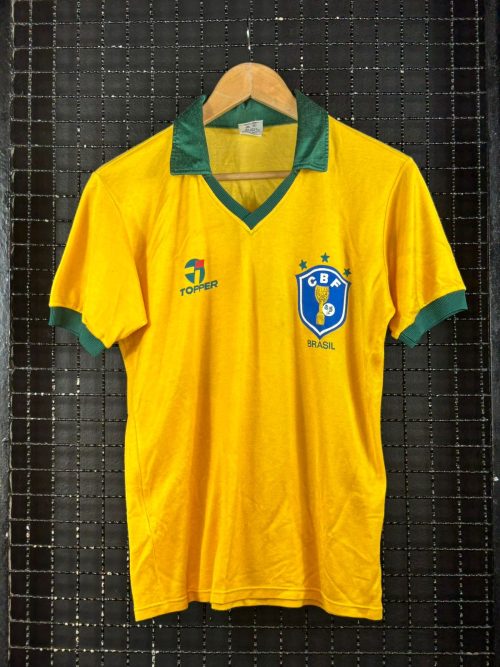 Camisa Brasil Topper 1989 amarela
