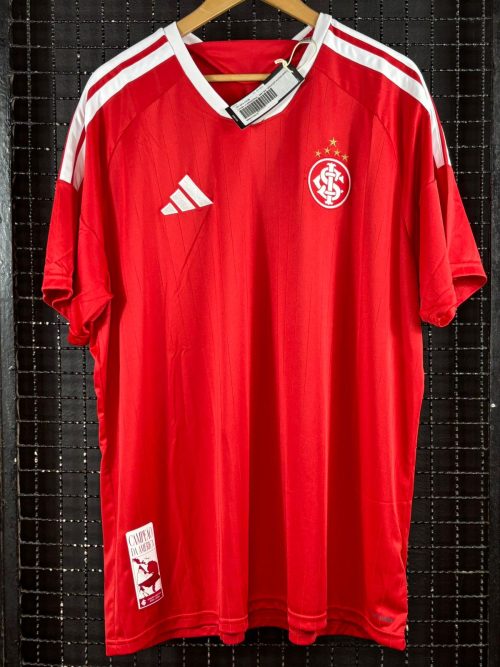 Camisa Internacional Adidas 2026 vermelha Edição Limitada