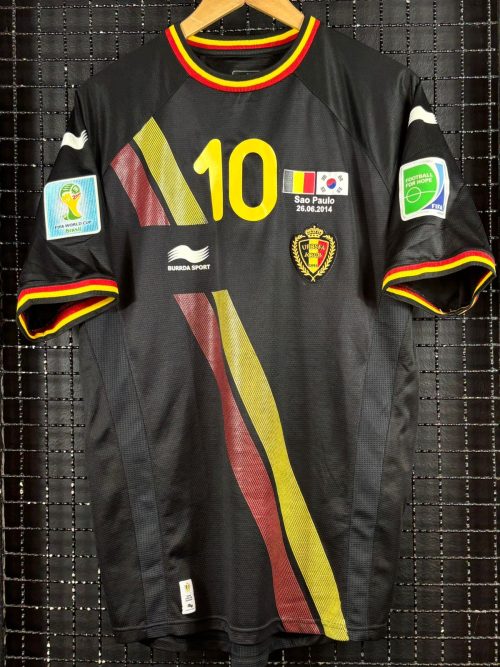 Camisa Bélgica Burrda Eden Hazard Copa do Mundo 2014 Bélgica X Coréia do Sul