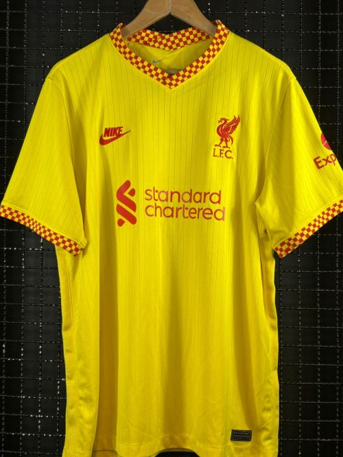 Camisa Liverpool Nike 2021 Diogo Jota terceiro uniforme
