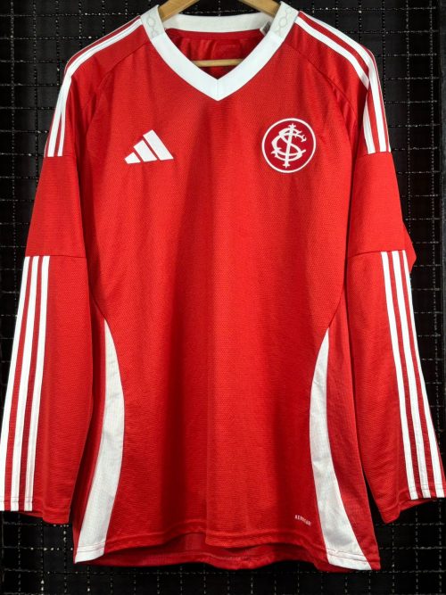 Camisa Internacional Adidas 2025 mangas longas