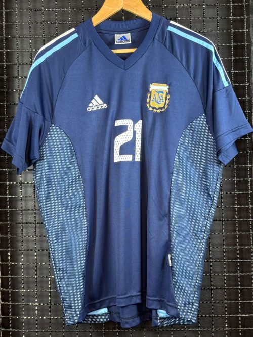 Camisa Argentina Adidas 2002 Caniggia