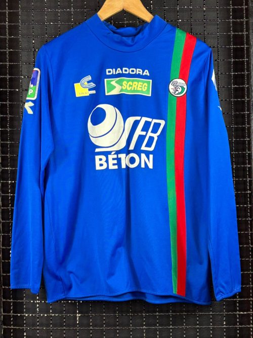 Camisa Créteil Lusitanos – FRA Diadora 2006 Tavares mangas longas