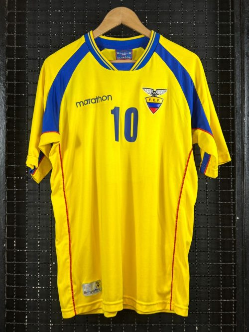 Camisa Equador Marathon 2002 Aguinaga