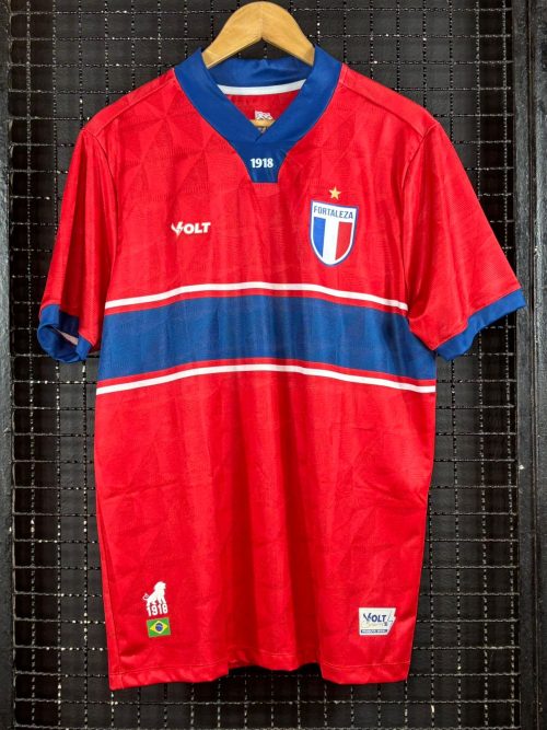 Camisa Fortaleza Volt 2025 terceiro uniforme vermelha