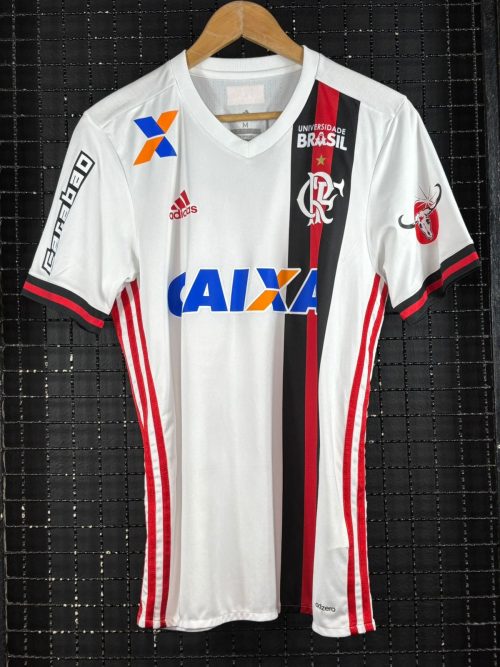 Camisa Flamengo Adidas 2017 Lucas Paquetá branca