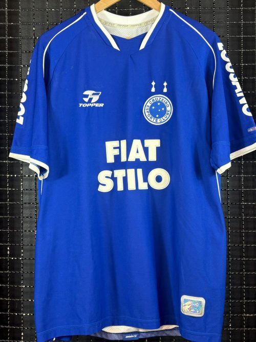 Camisa Cruzeiro Topper 2003 azul