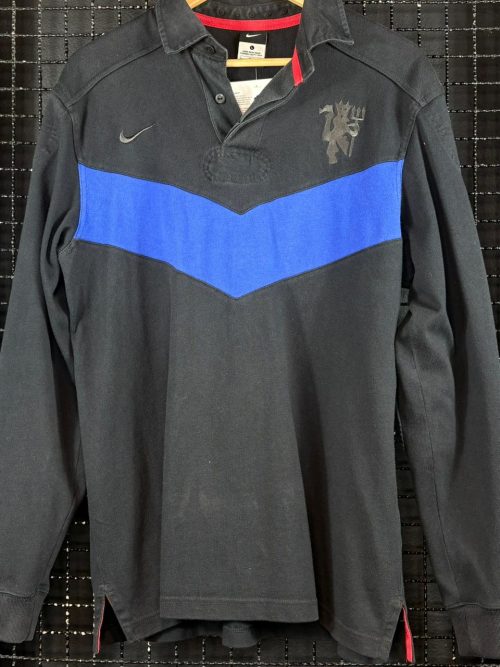 Camisa Manchester United Nike 2011 Rugby mangas longas