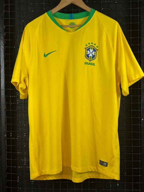 Camisa Brasil Nike 2018 amarela