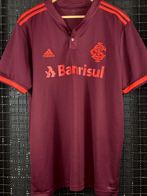 Camisa Internacional Adidas 2021 terceiro uniforme vinho