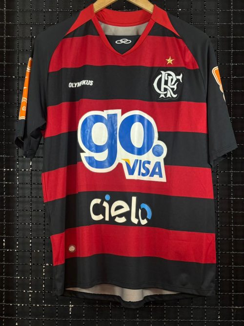 Camisa Flamengo Olympikus 2010 Bottinelli Go Visa Cielo