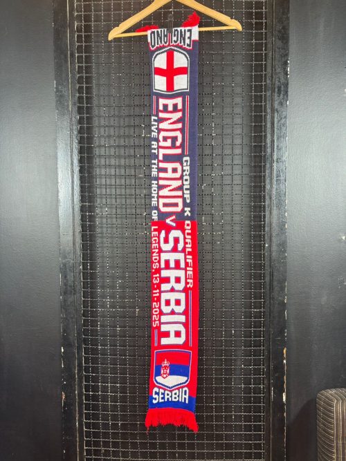 Cachecol Inglaterra x Sérvia