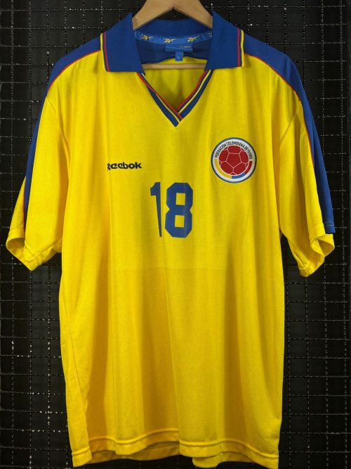 Camisa Colômbia Reebok 2000 amarela