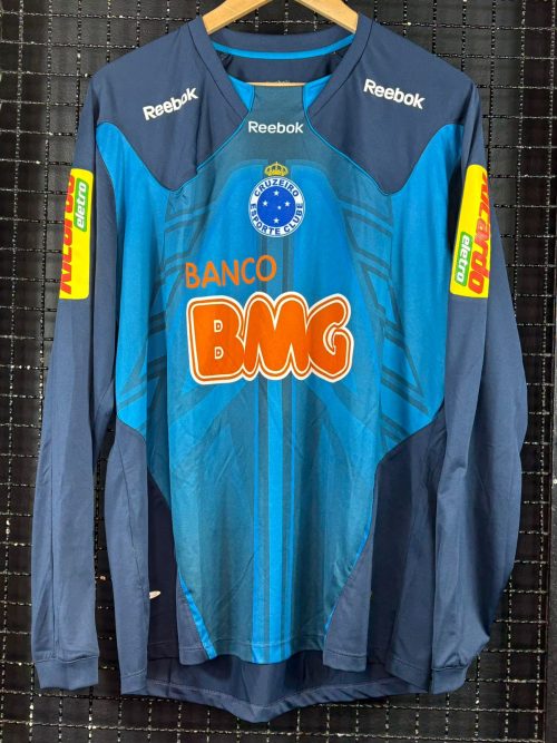 Camisa Cruzeiro Reebok 2010 mangas longas treino