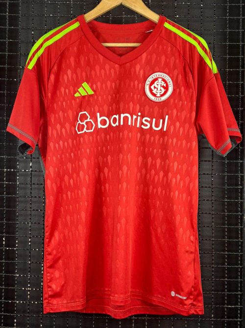 Camisa Internacional Adidas 2023 goleiro vermelha