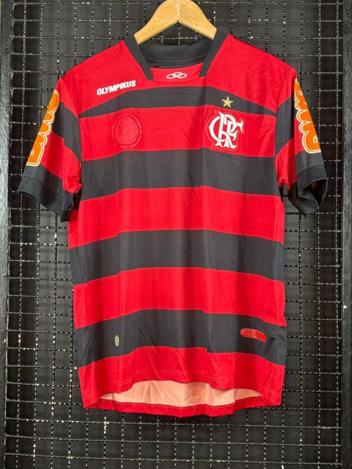 Camisa Flamengo Olympikus 2011 Ronaldinho Gaúcho rubro-negra