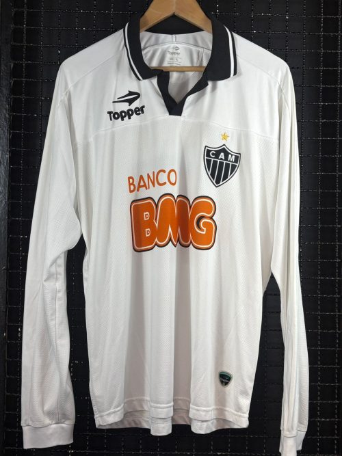 Camisa Atlético Mineiro Topper 2010 branca mangas longas