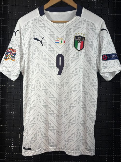 Camisa Itália Puma 2020 Nations League Belotti Holanda x Itália