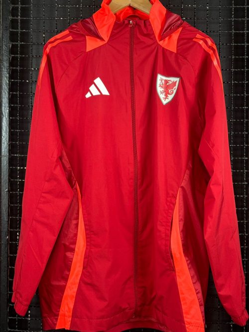 Capa de chuva jaqueta País de Gales Adidas 2024