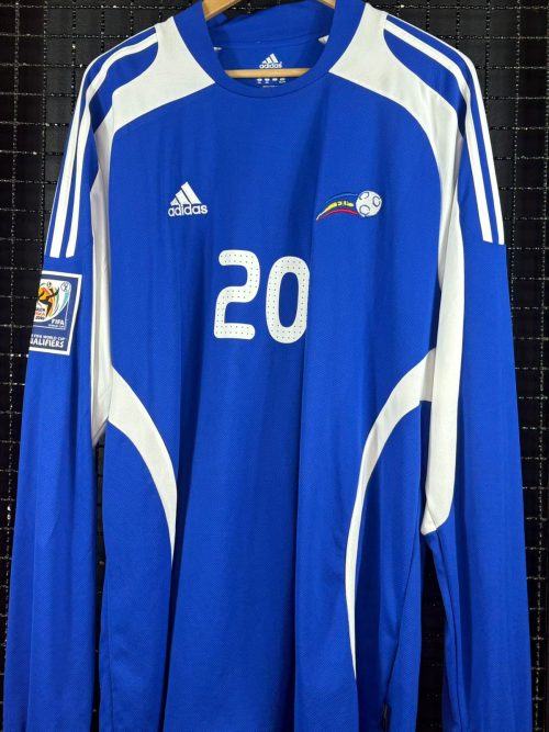 Camisa Andorra Adidas 2008 Eliminatórias Copa do Mundo 2010 mangas longas